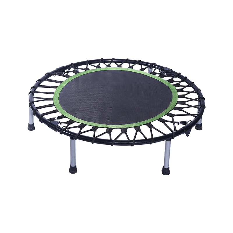 36 Zoll Home Exercise Trampolin Bungee Hellgrünes rundes Mini-Indoor-Trampolin 