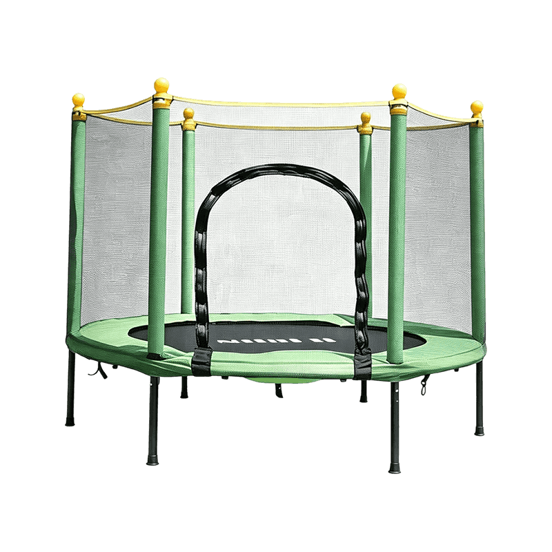 Red Edge Zweifarbiger Pole, rundes Kindertrampolin